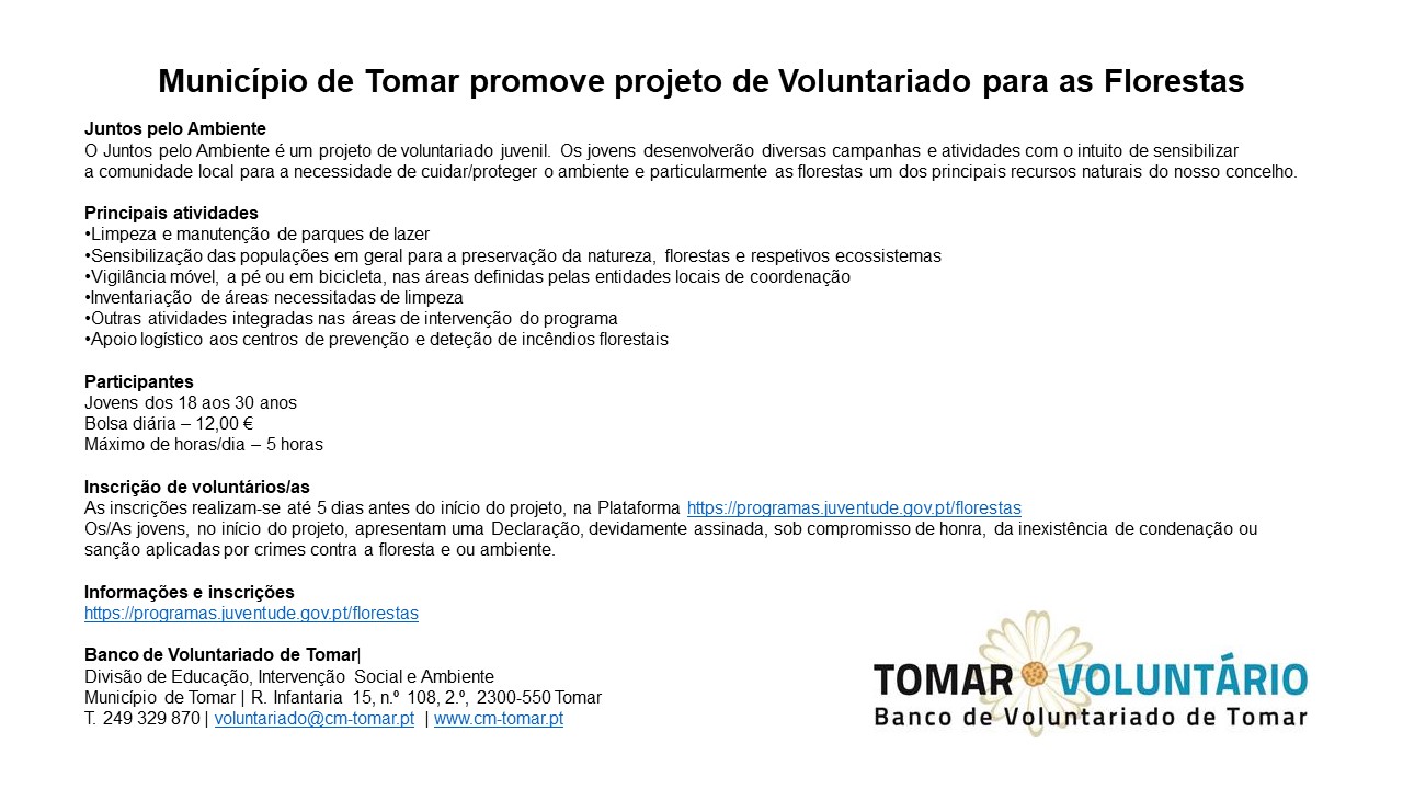 Volunt. Florestas CMT 2019