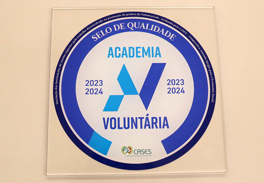 Selo Voluntariado Placa